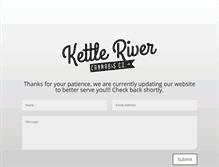 Tablet Screenshot of kettle-river.com